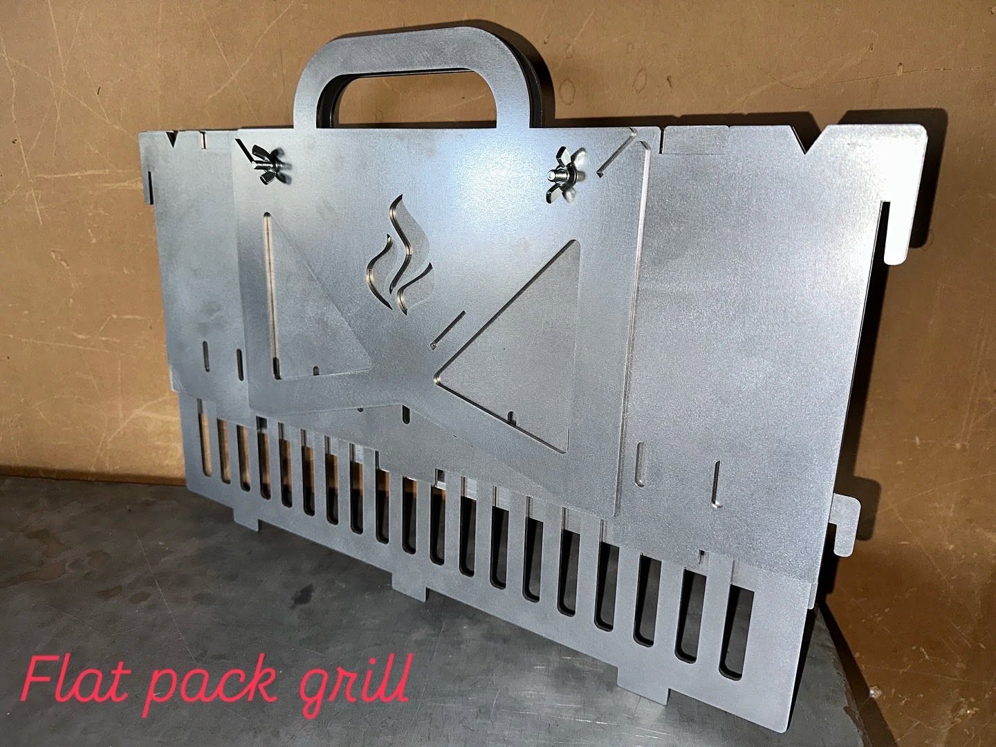 Flat Pack Camping grill