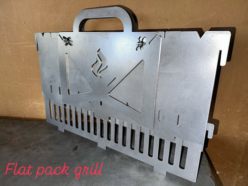 Flat Pack Camping grill