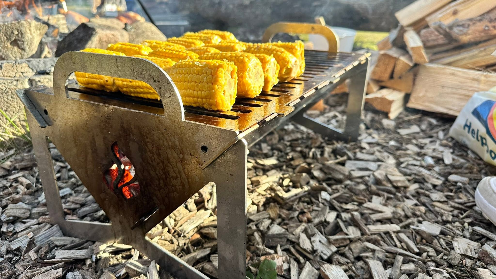 Flat Pack Camping grill